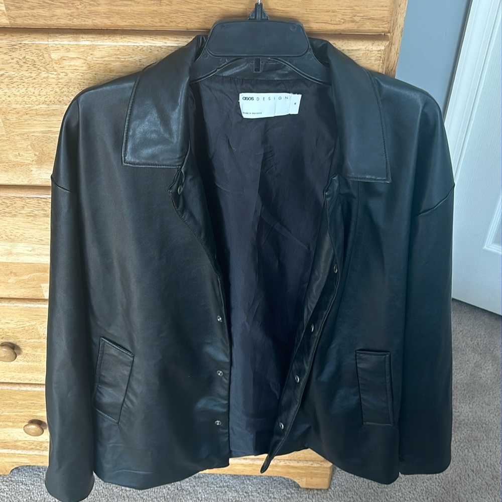 ASOS Design Faux Leather Jacket